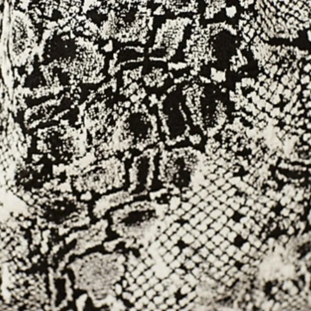 $148 Anthropologie Snake Print Dress Medium 6 8 Black White Wrap HD in Paris NWT
